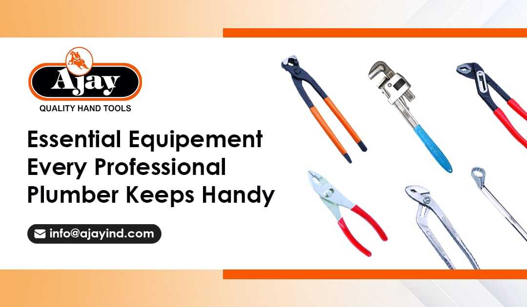 Essential Equipment Every Professional Plumber Keeps Handy